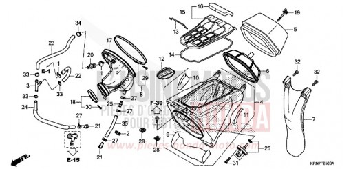 FILTRE A AIR CRF250RF de 2015